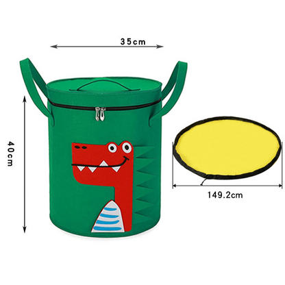 Colorful Kids Storage Bucket