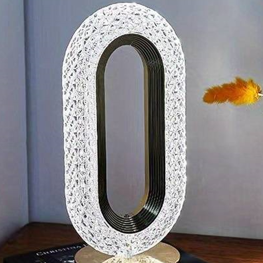 Elegant Clear Desk Lamp