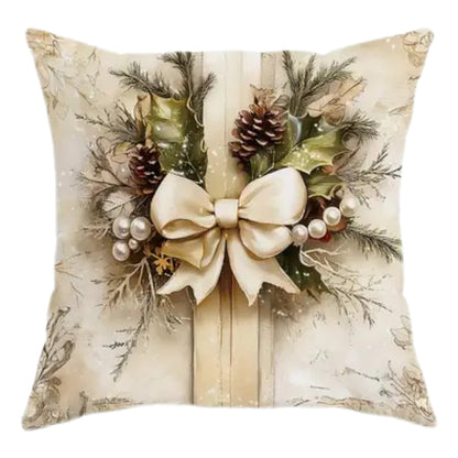 Luxurious Red Holiday Pillow Covers