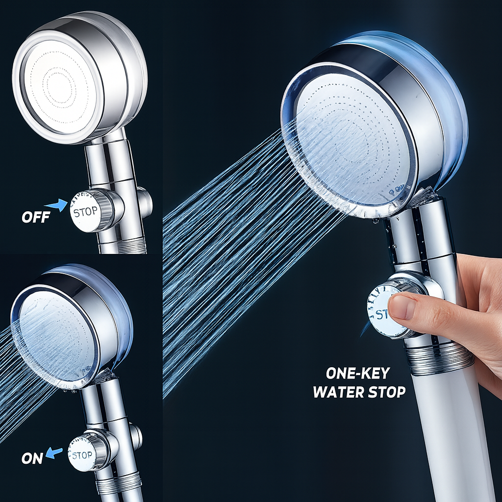 Vibrant Powerful Water Shower Head