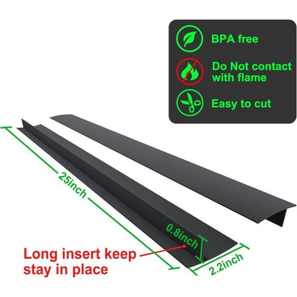 Easy Clean Stove Gap Silicone Seals - Luxicro