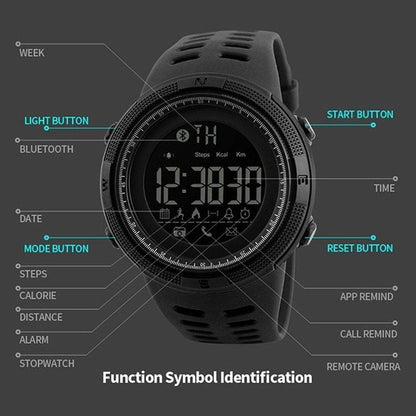 Sporty GPS Smartwatch with Heart Rate Tracker