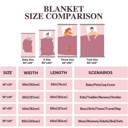Cozy Spooky Funny Throw Blanket - Luxicro