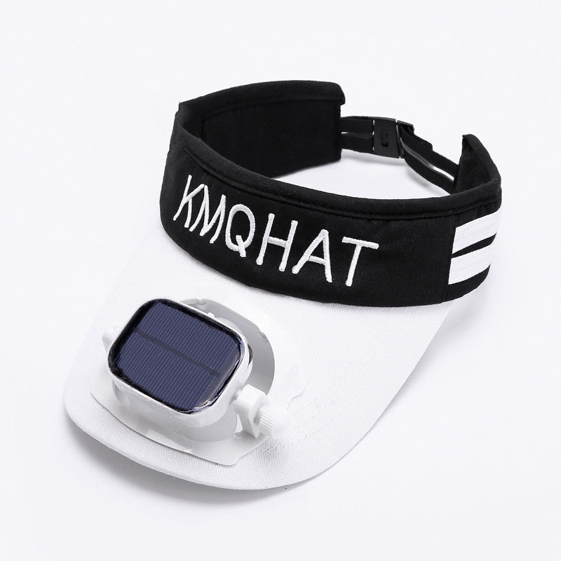 Breathable Mesh Athletic Baseball Cap with Cooling Fan