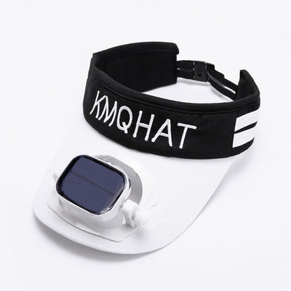 Breathable Mesh Athletic Baseball Cap with Cooling Fan