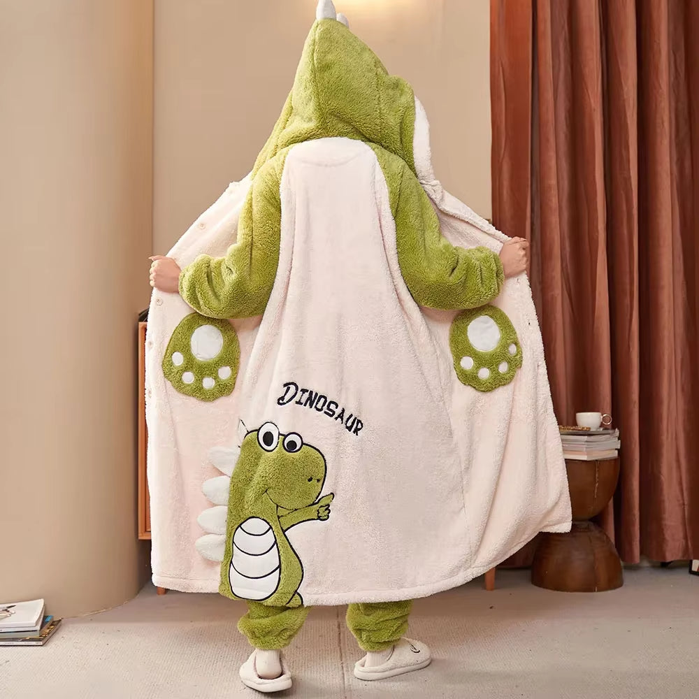 Cozy Dinosaur Sleepwear Pajamas