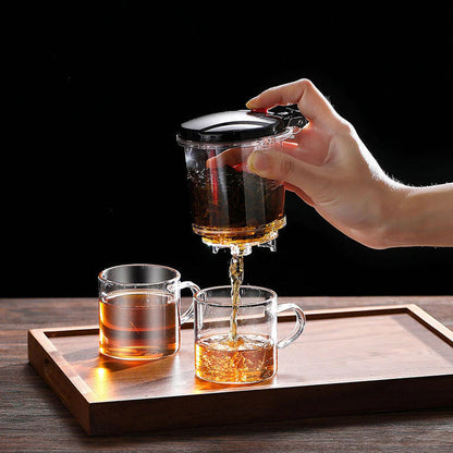 Premium Heatproof Glass Tea Infuser Pot