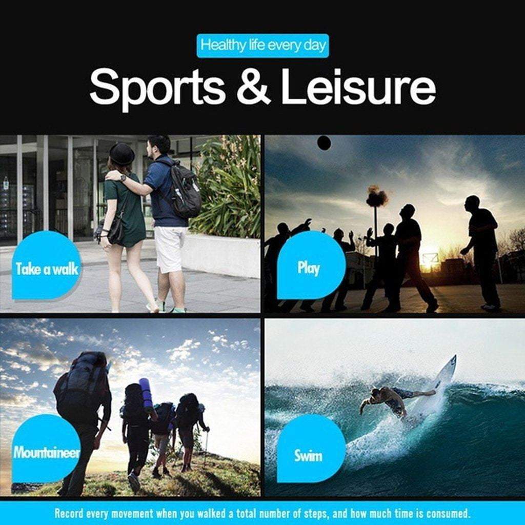 Sporty GPS Smartwatch with Heart Rate Tracker