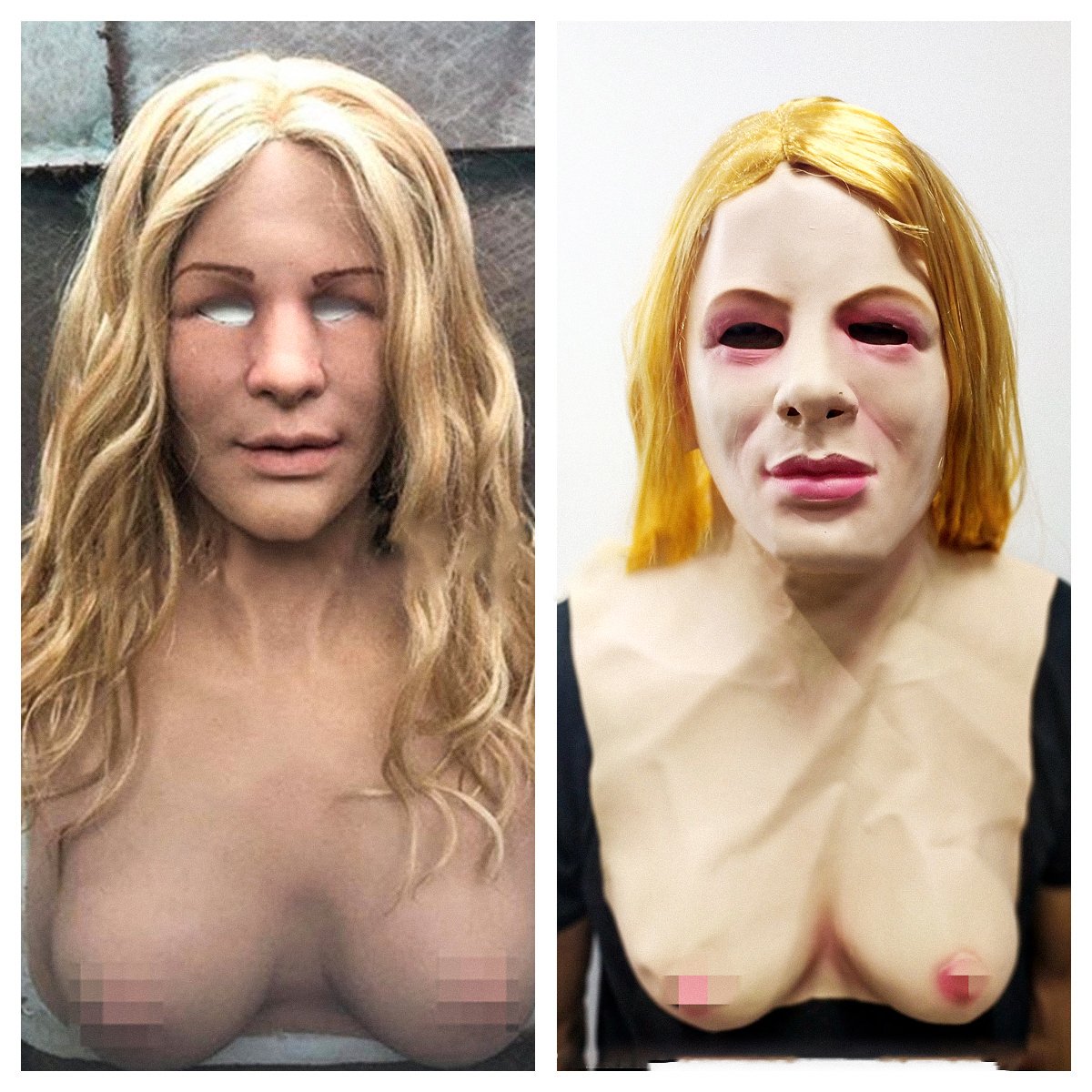 Creepy Scary Halloween Mask Costume