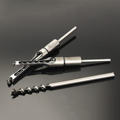 Accurate Square Hole Drill Bit Set - Luxicro