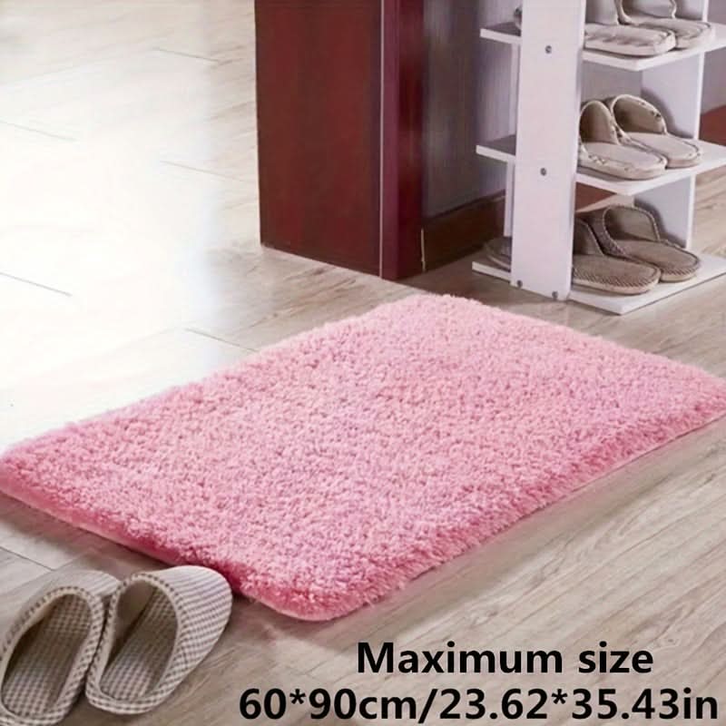 Plush Absorbent Bathroom Mat
