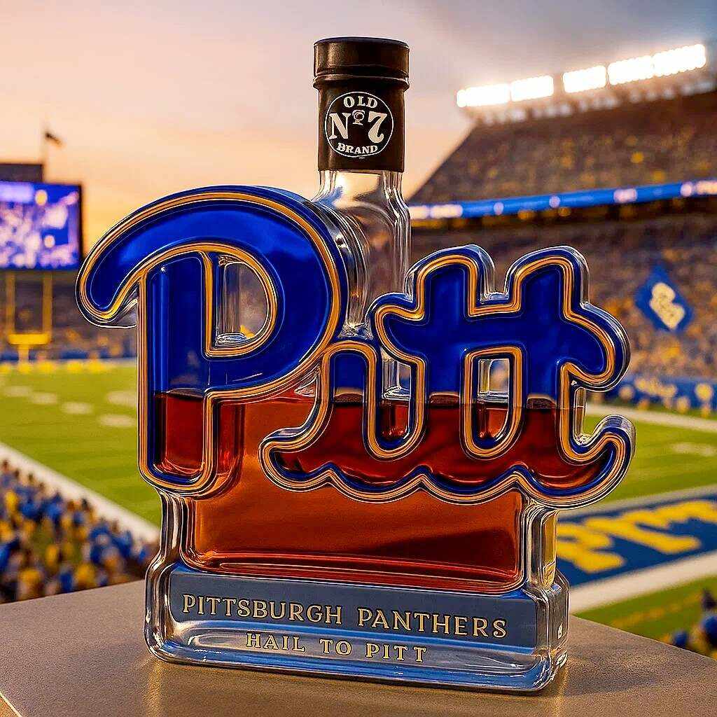 Official Pitt Panthers Liquor Decanter