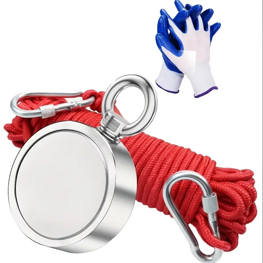 Powerful Neodymium Fishing Magnet Kit with Case