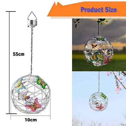 Vibrant Outdoor Solar Butterfly String Light