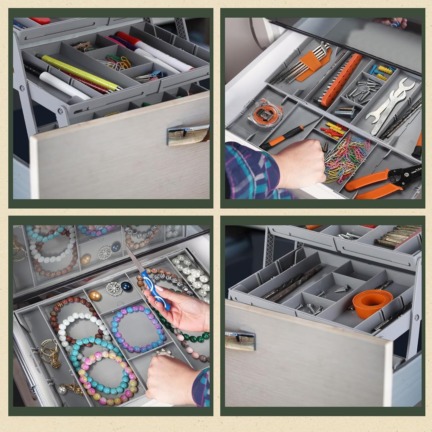 Compact Storage Plastic File Box