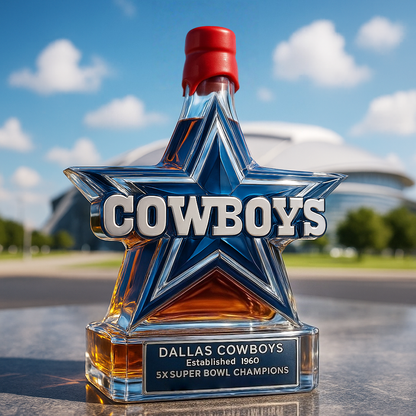 Official NFL Cowboys Liquor Decanter
