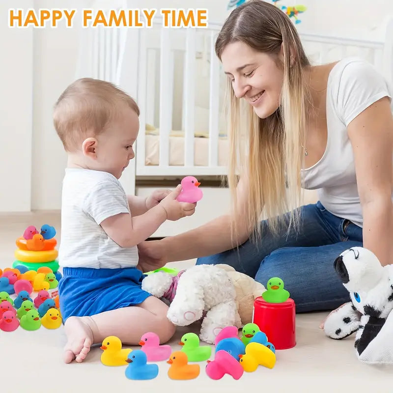 Fun Yellow Rubber Duck Bath Toys
