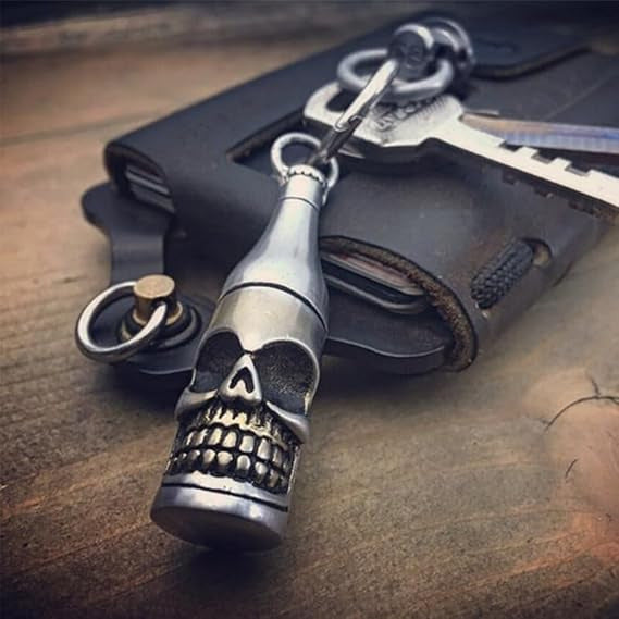 Cool 3D Skull Keychain