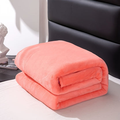 Cozy Light Grey Fuzzy Blanket