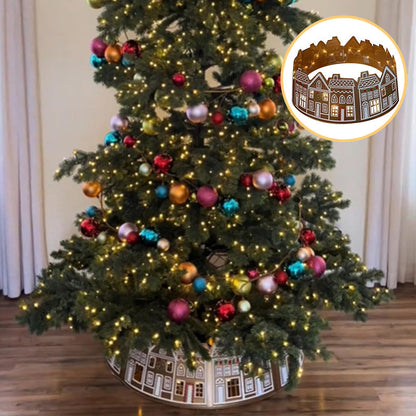 Vibrant LED Holiday Tree Skirt Decor