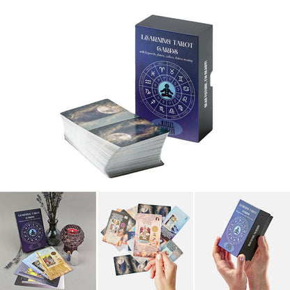 Easy Tarot Card Deck with Meanings Guide - Luxicro