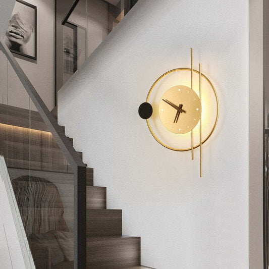 Contemporary LED Lighted Wall Clock - Luxicro
