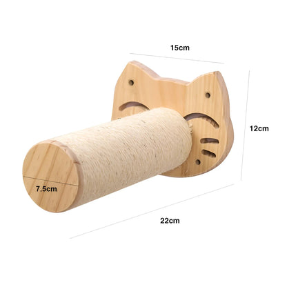 Cat Tower Shelf with Scratch Post