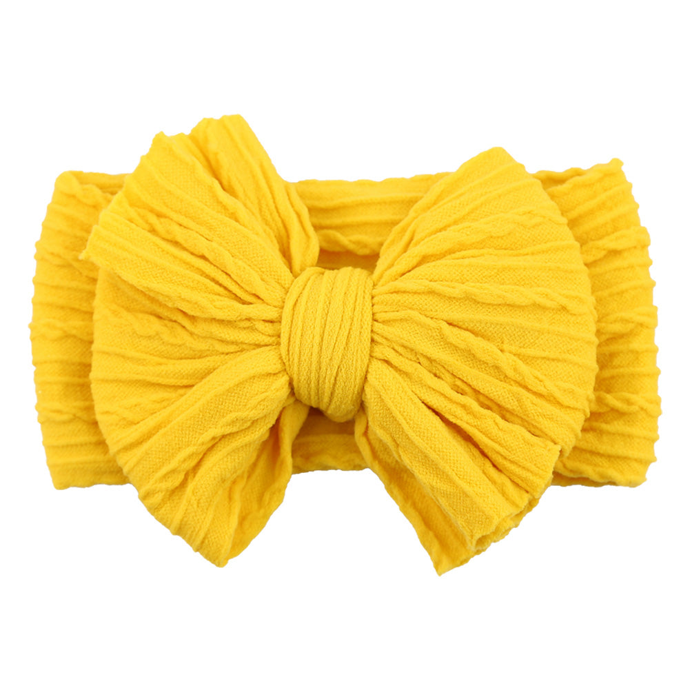Girls Cute Nylon Bow Hair Band
