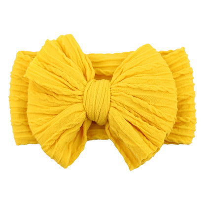 Girls Cute Nylon Bow Hair Band