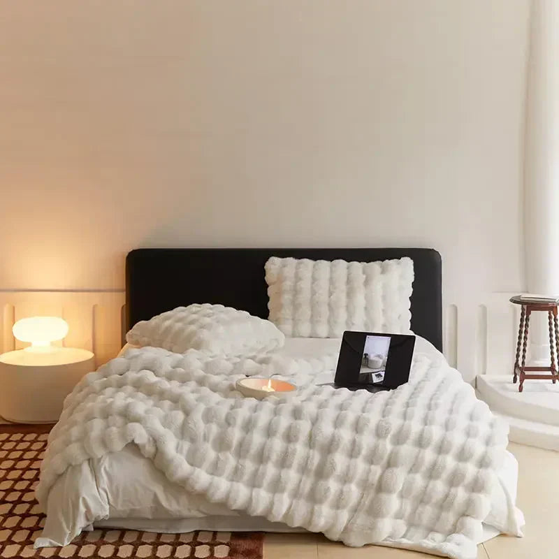 Soft Fuzzy Blanket for Cold Winter Nights - Luxicro