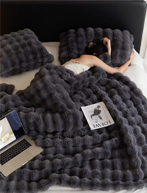 Soft Fuzzy Blanket for Cold Winter Nights