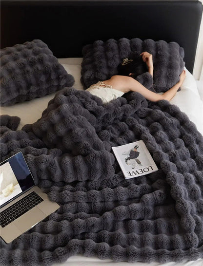 Soft Fuzzy Blanket for Cold Winter Nights