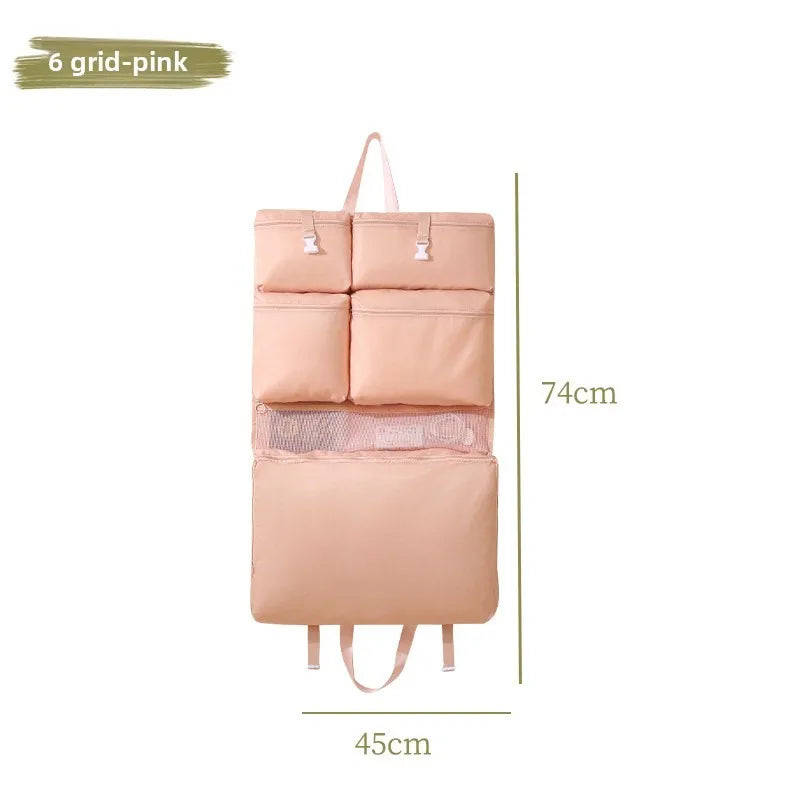 Collapsible Storage Travel Bag with Compartments