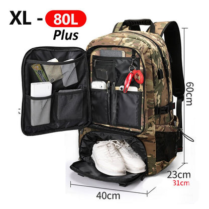 Big Capacity Hiking Trekking Rucksack Bag