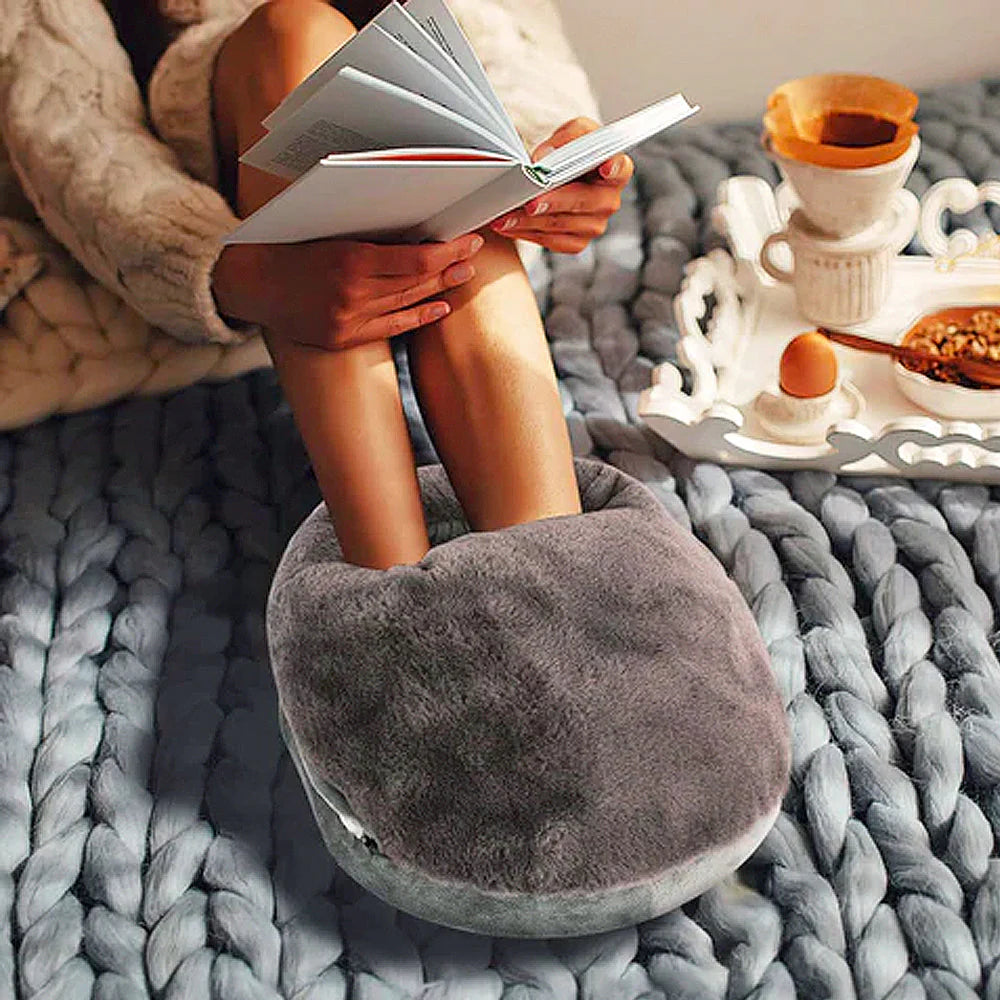 Cozy Electric Foot Warmer with Soft Heat Settings - Luxicro