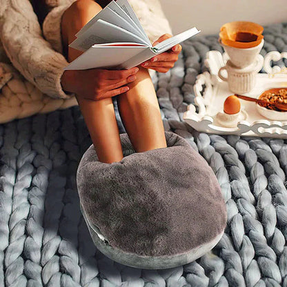 Cozy Electric Foot Warmer with Soft Heat Settings - Luxicro