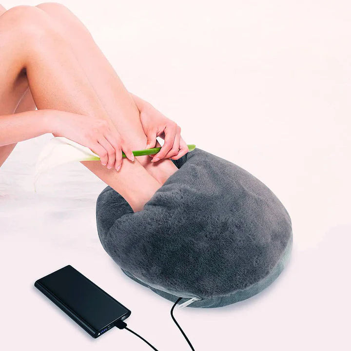 Cozy Electric Foot Warmer with Soft Heat Settings
