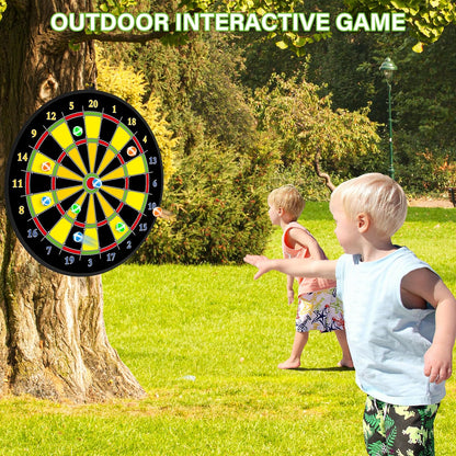 Fun Double-Sided Dartboard for Kids