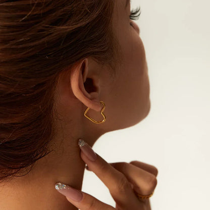 Lovely Romantic Heart Earrings