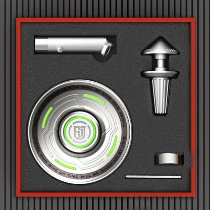 Bright Metal Gyro with Removable Bearings for Fun