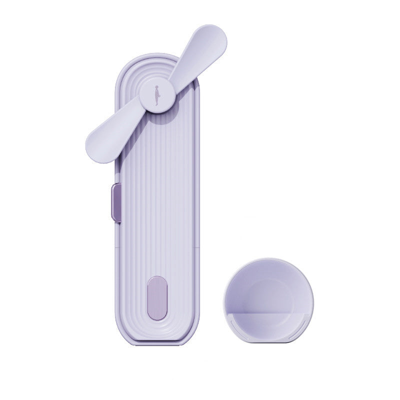 Compact Rechargeable Handheld Fan with USB Charging
