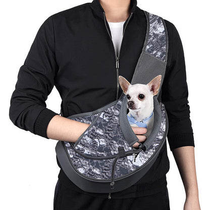 Cozy Pet Carrier Bag with Pockets & Adjustable Strap