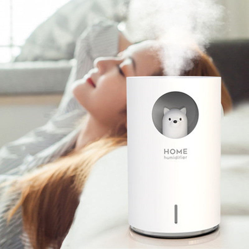 Compact Cool Mist Humidifier with Color LED Light