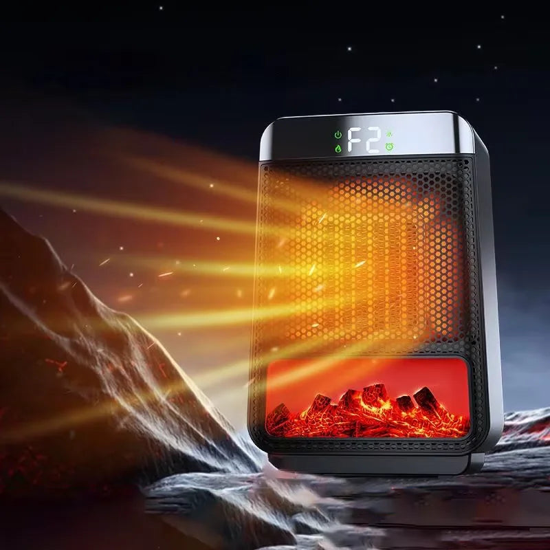 Portable 1500W Digital Space Heater with Quiet Fan