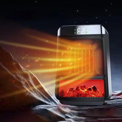 Portable 1500W Digital Space Heater with Quiet Fan