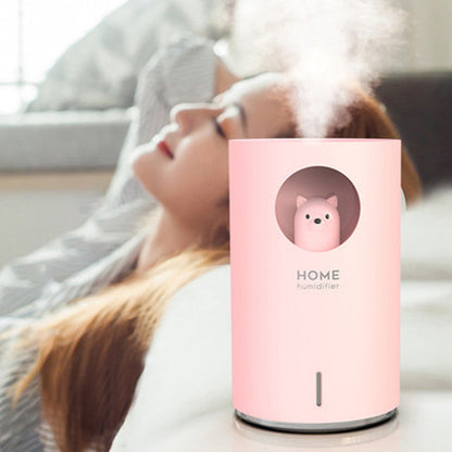 Compact Cool Mist Humidifier with Color LED Light