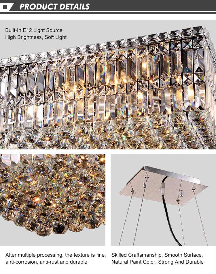Luxurious Green Crystal Lighting Fixtures