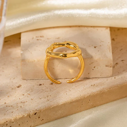 Elegant Rose Gold Statement Ring