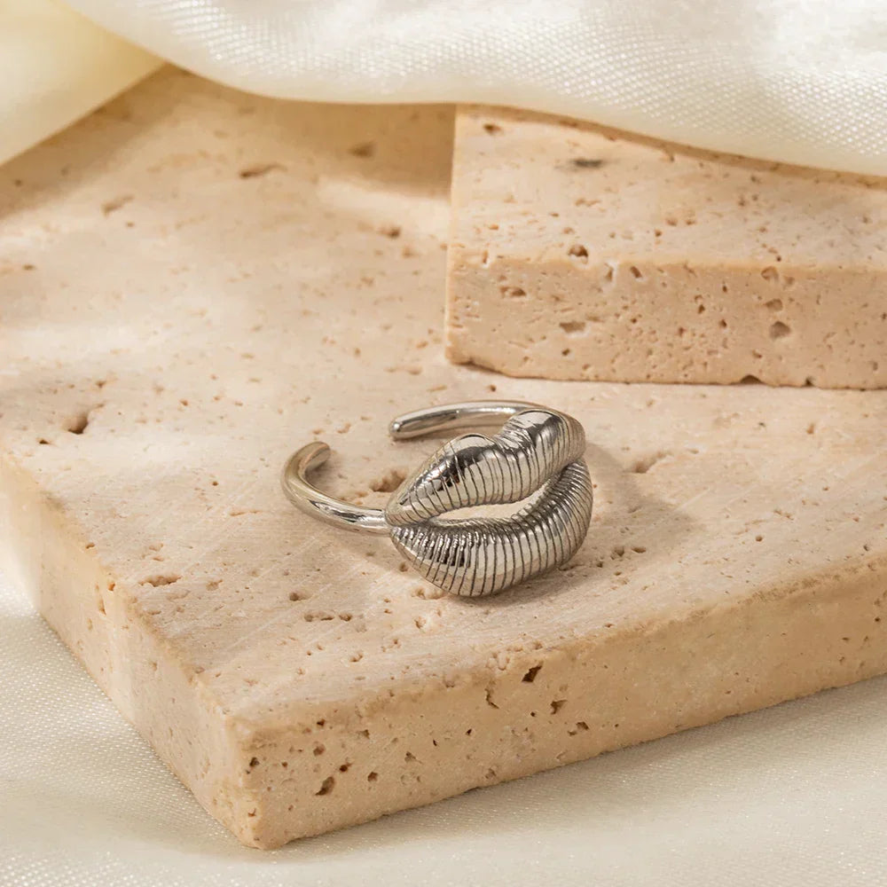 Romantic Heart Shaped Engagement Ring