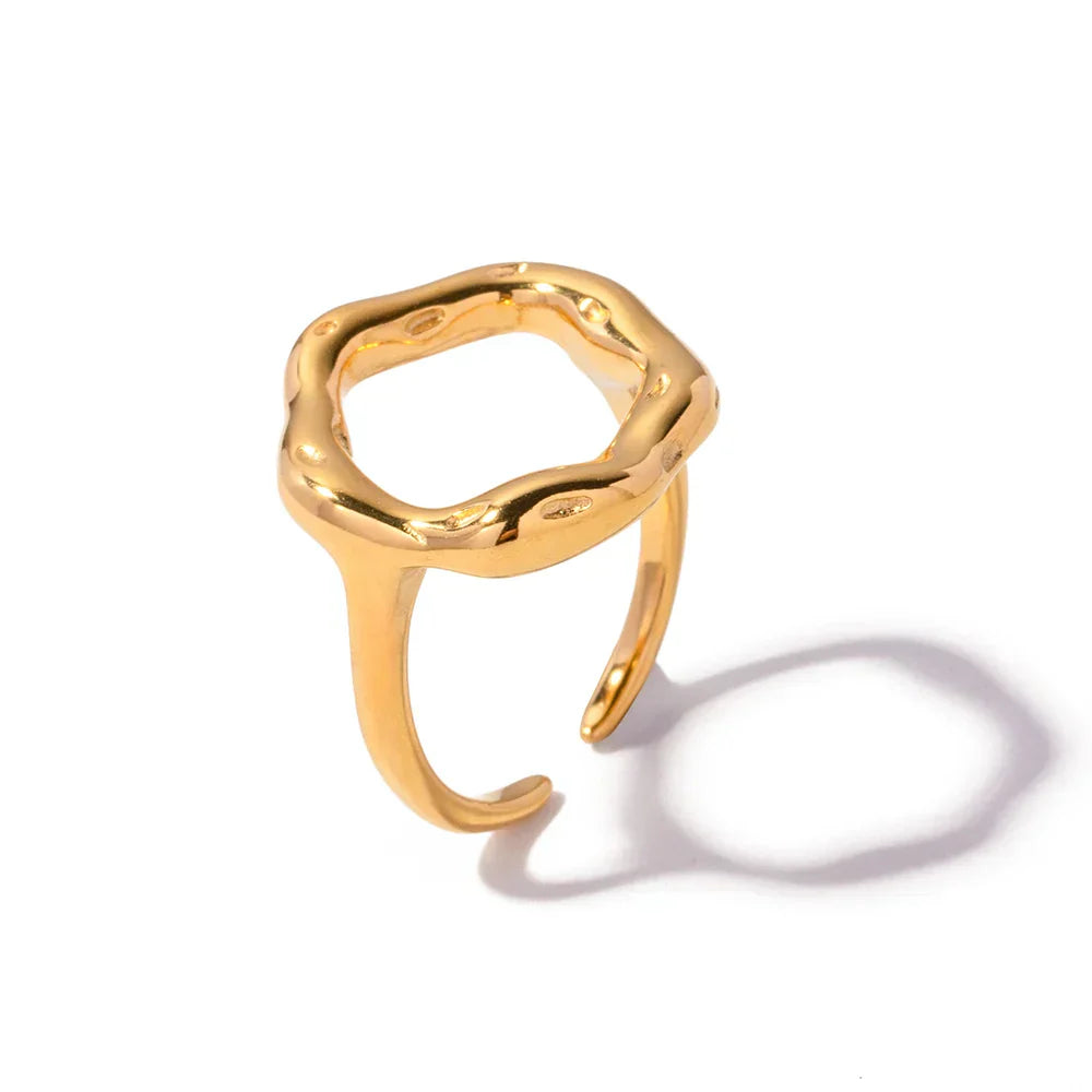 Elegant Rose Gold Statement Ring